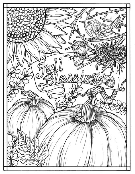 adult fall coloring pages|free fall printables for adults.